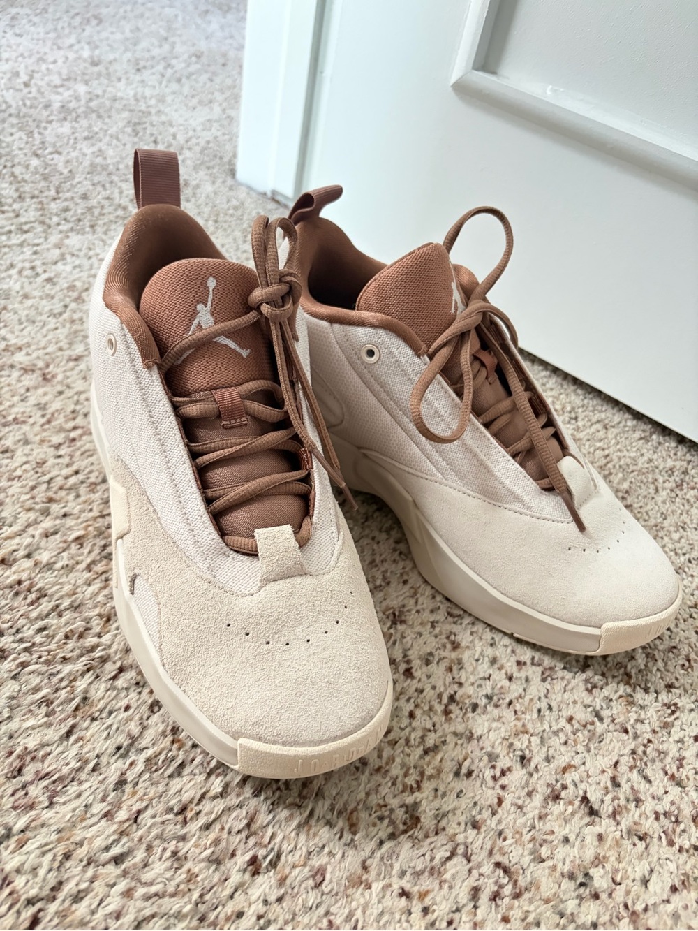 BRAND NEW: Jordan Low-Top Sneakers in Beige and Brown